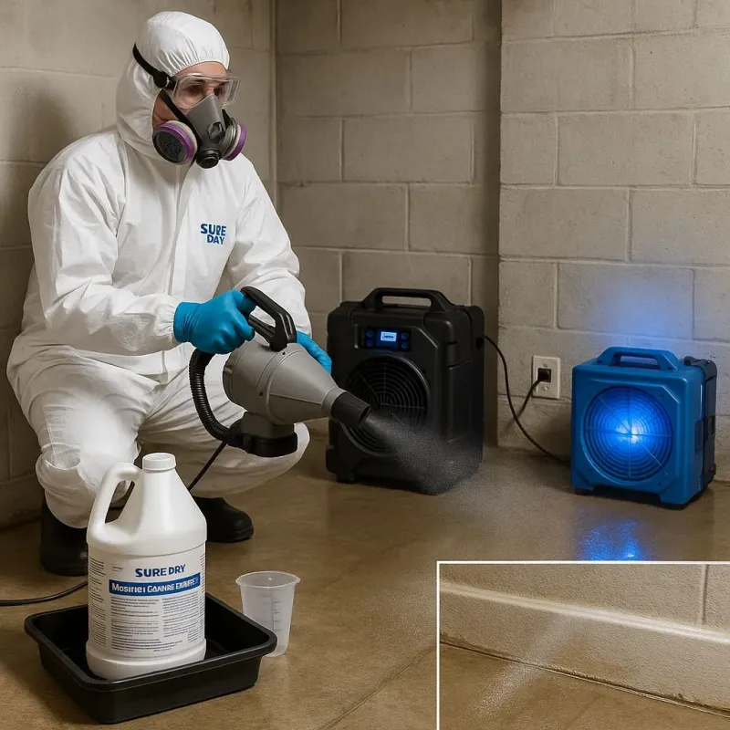 Sanitization and Odor Removal process in Sonoma, CA